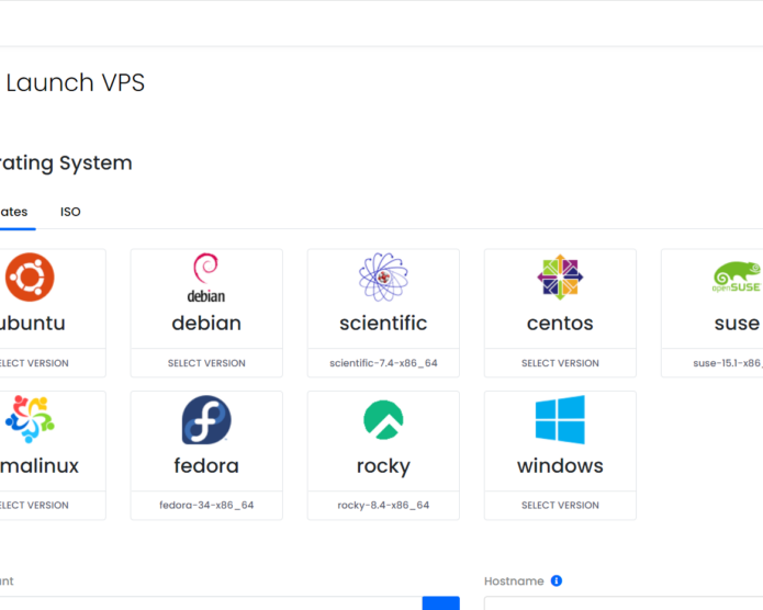 revenda VPS criar