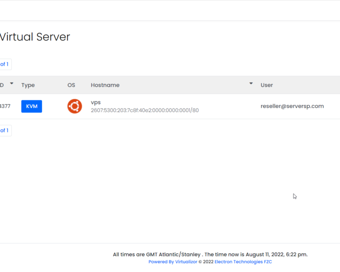 revenda vps lista vps