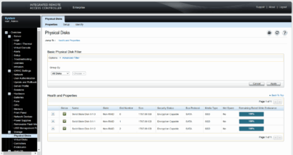 idrac Physical Disks
