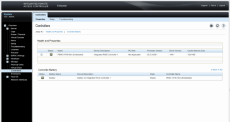 idrac RAID Controllers